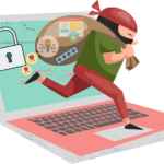 Free cybersecurity computer security hacking vector