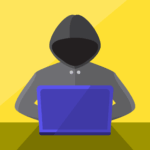 Free hacker computer programming vector