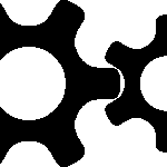 Free gear machine mesh vector